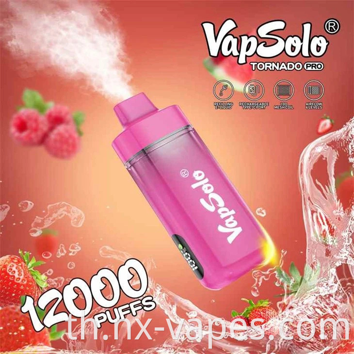 Vapsolo Tornado PRO Vape 12000 Puff